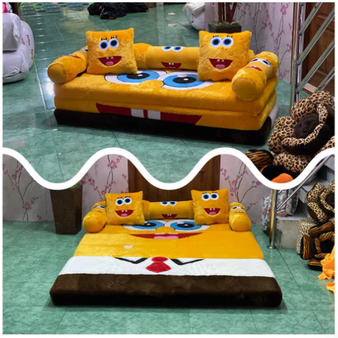 🔥 Sofá-Cama Infantil Dobrável 2 em 1 – Edição de Queima de Estoque 🔥