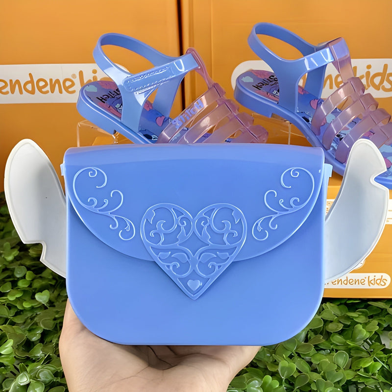 Sandalia Stitch Grendene Kids + Bolsa Stitch